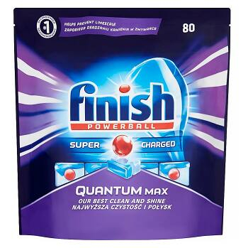FINISH Quantum Max tablety do umývačky riadu 80 kusov