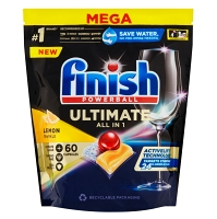 FINISH Ultimate All in 1 Kapsule do umývačky riadu Lemon Sparkle 60 ks