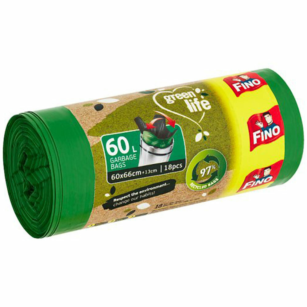 E-shop FINO Green Life Easypack Vrecia na odpad 60 l 18 ks