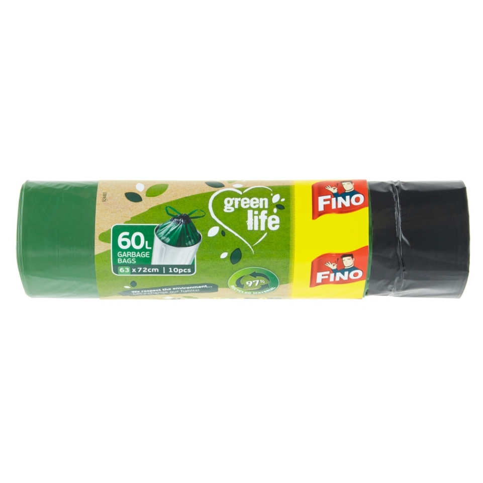 E-shop FINO Green Life Vrecia na odpadky 60 l 10 kusov