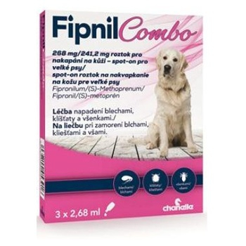 FIPNIL Combo 268/241,2 mg L Dog Spot-on 3x 2,68 ml