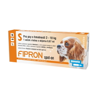 Bioveta Fipron 67 mg Spot-On Dog S sol 1 x 0,67 ml