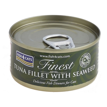 FISH4CATS Finest tuniak s morskými riasami konzerva pre mačky 70 g
