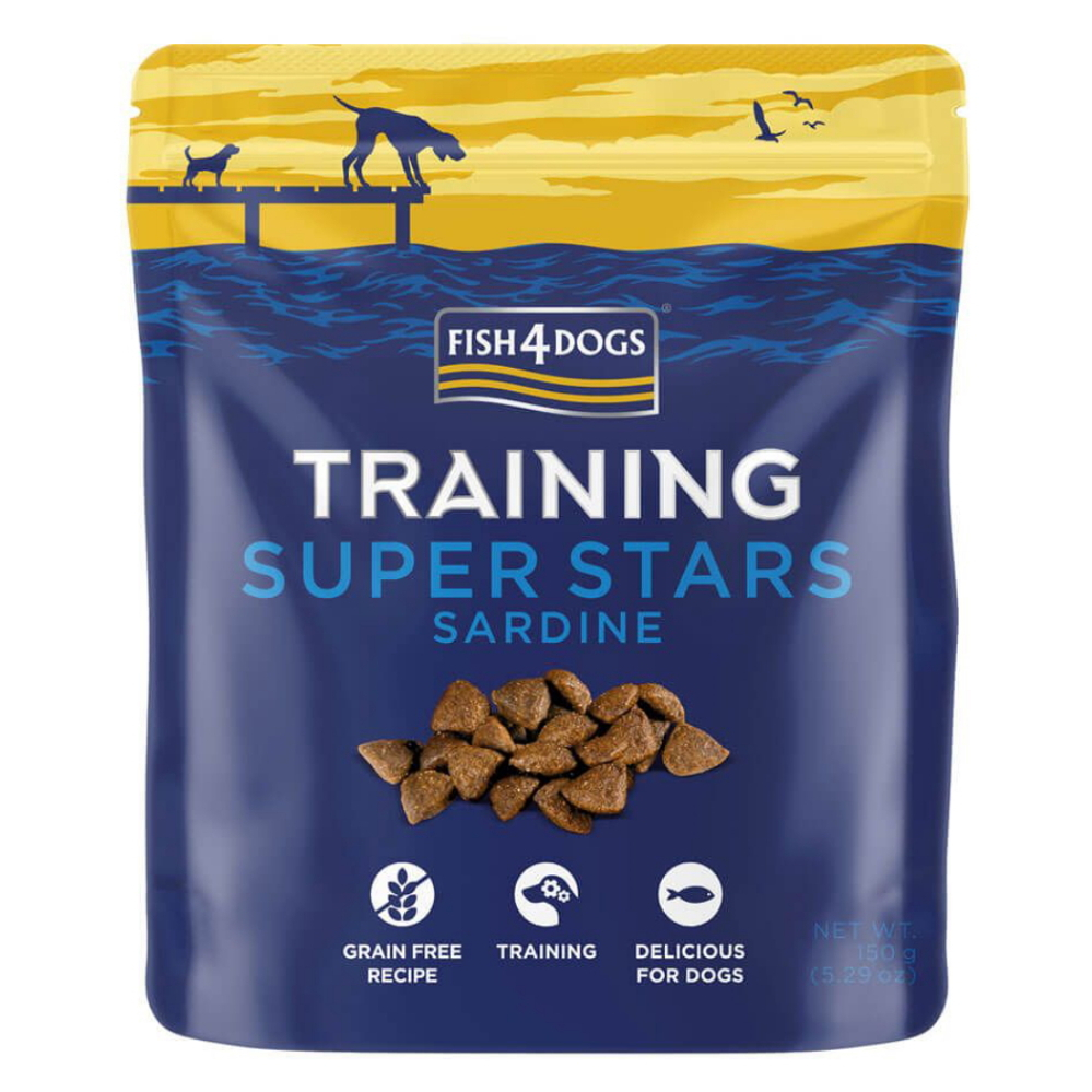 FISH4DOGS Tréningové maškrty pre psov sardinka 150 g