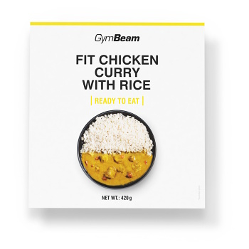 GYMBEAM Fit kuracie karí s ryžou na indický spôsob ready to eat 420 g