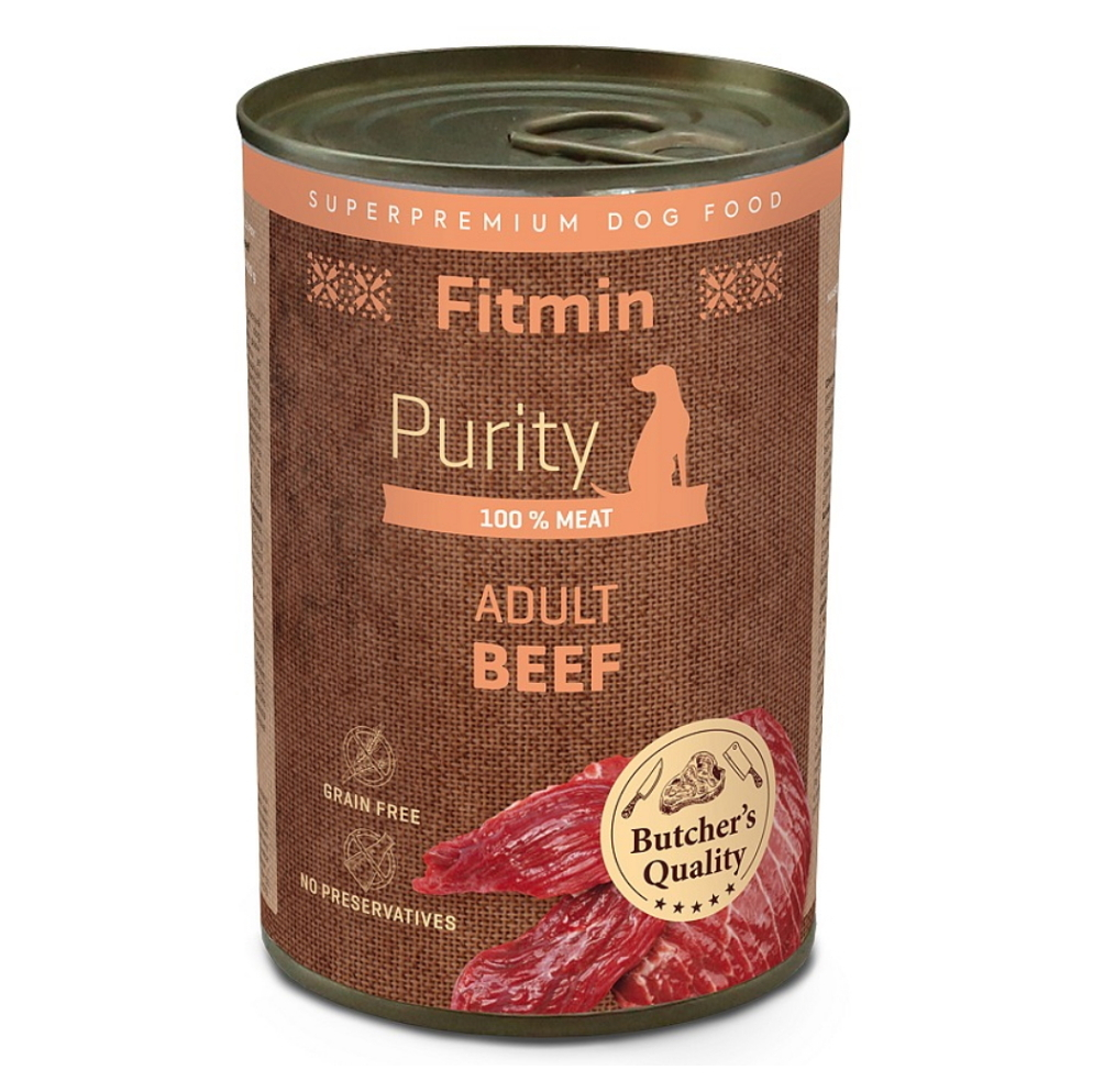 E-shop FITMIN Dog Purity konzerva hovädzie pre psov 400 g