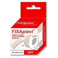 FIXAPLAST Cievka náplasť 2.5 cm x 5 m
