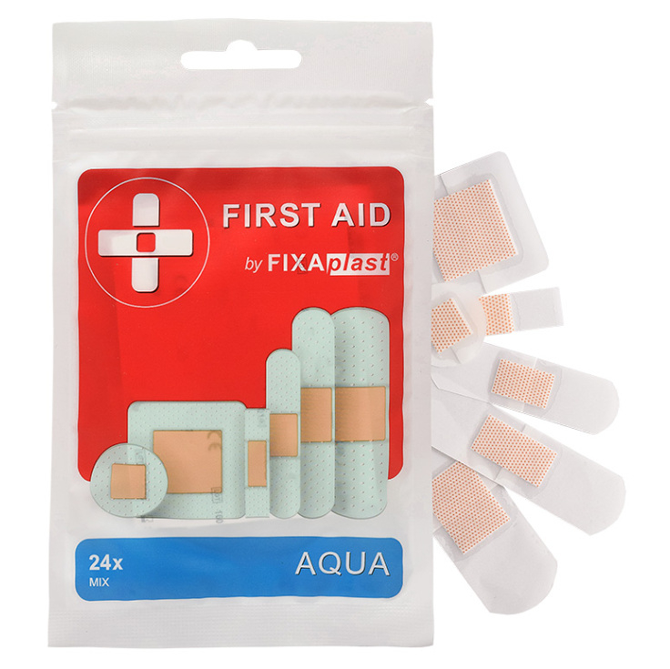 FIXAplast FIRST AID Aqua náplasť mix 24 kusov kúpite na Mojalekaren.sk