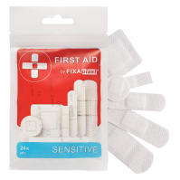 FIXAplast First aid kid sensitive náplasť mix 24 kusov