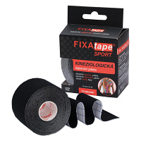 FIXAPLAST Fixatape sport standard tejpovacia páska 5 cm x 5m čierna 1 ks