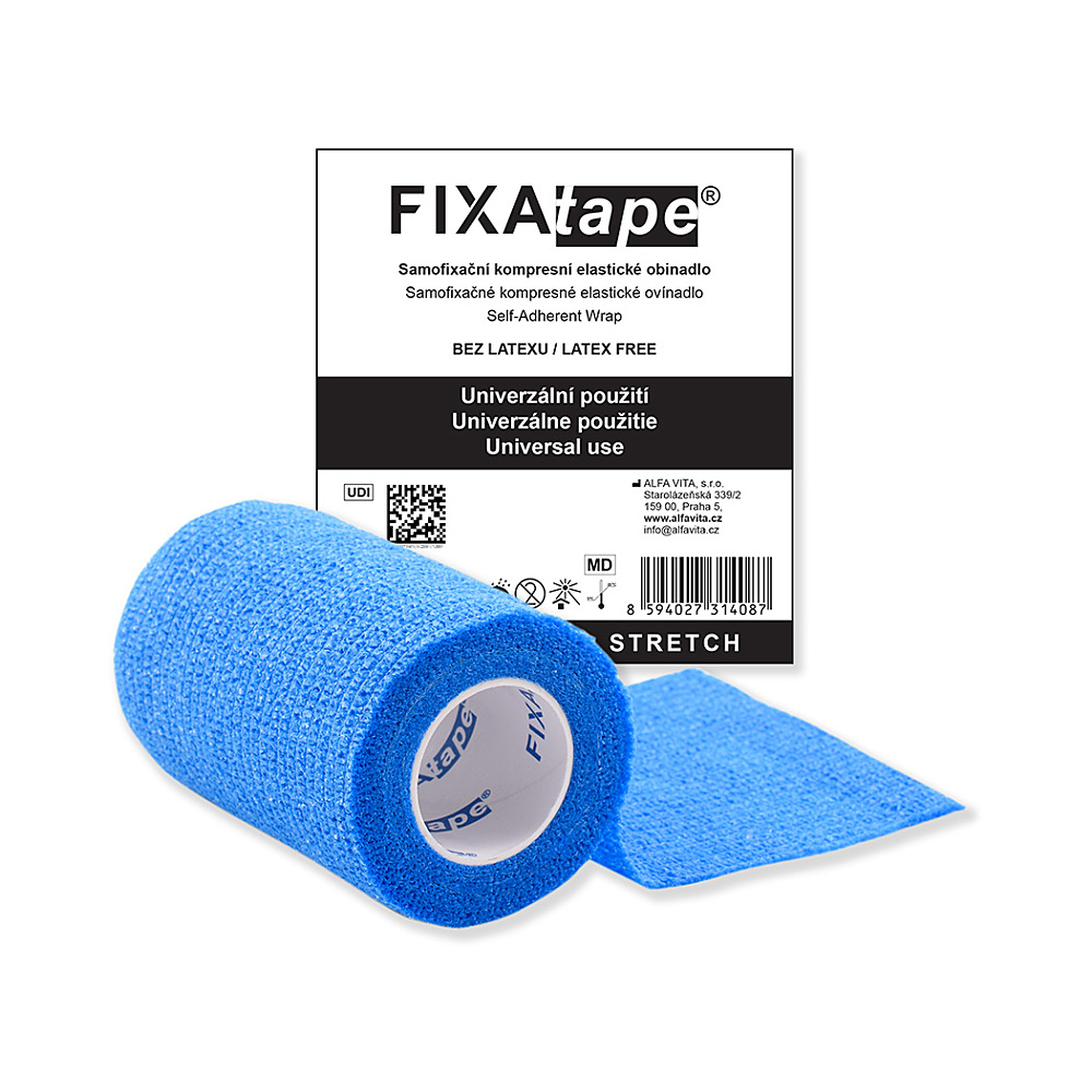 FIXATAPE Stretch samofixačné ovínadlo 7,5 cm x 450 cm modré 1 kus