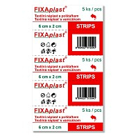 FIXAPLAST Strip Náplasť 6 x 2 cm 5 kusov