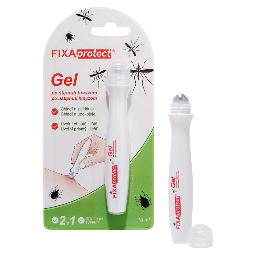 FIXAPROTECT Gél po uštipnutí hmyzom 2v1 roll-on10 ml kúpite na Mojalekaren.sk