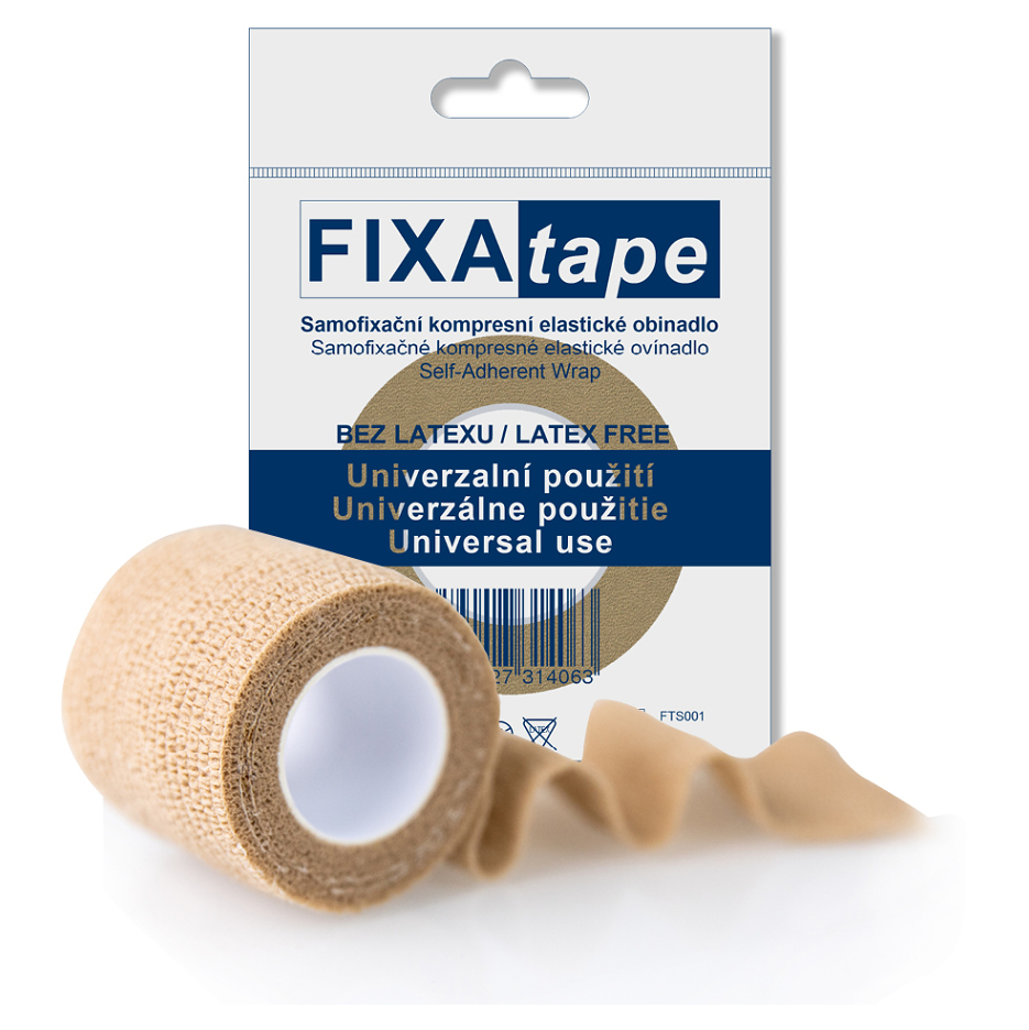 FIXATAPE Stretch samofixačné kompresné elastické ovínadlo, bez latexu 7,5 cm x 450 cm kúpite na Mojalekaren.sk