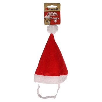FLAMINGO Ponne vianočné čiapky pre psov 22 cm (Hračky pre psov)