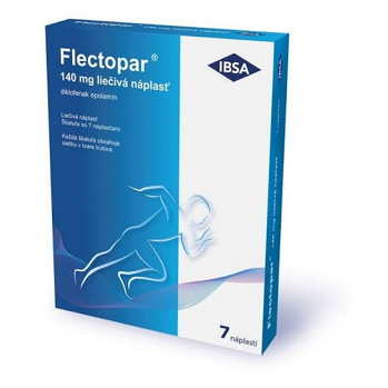 FLECTOPAR liečivá náplasť 7 ks