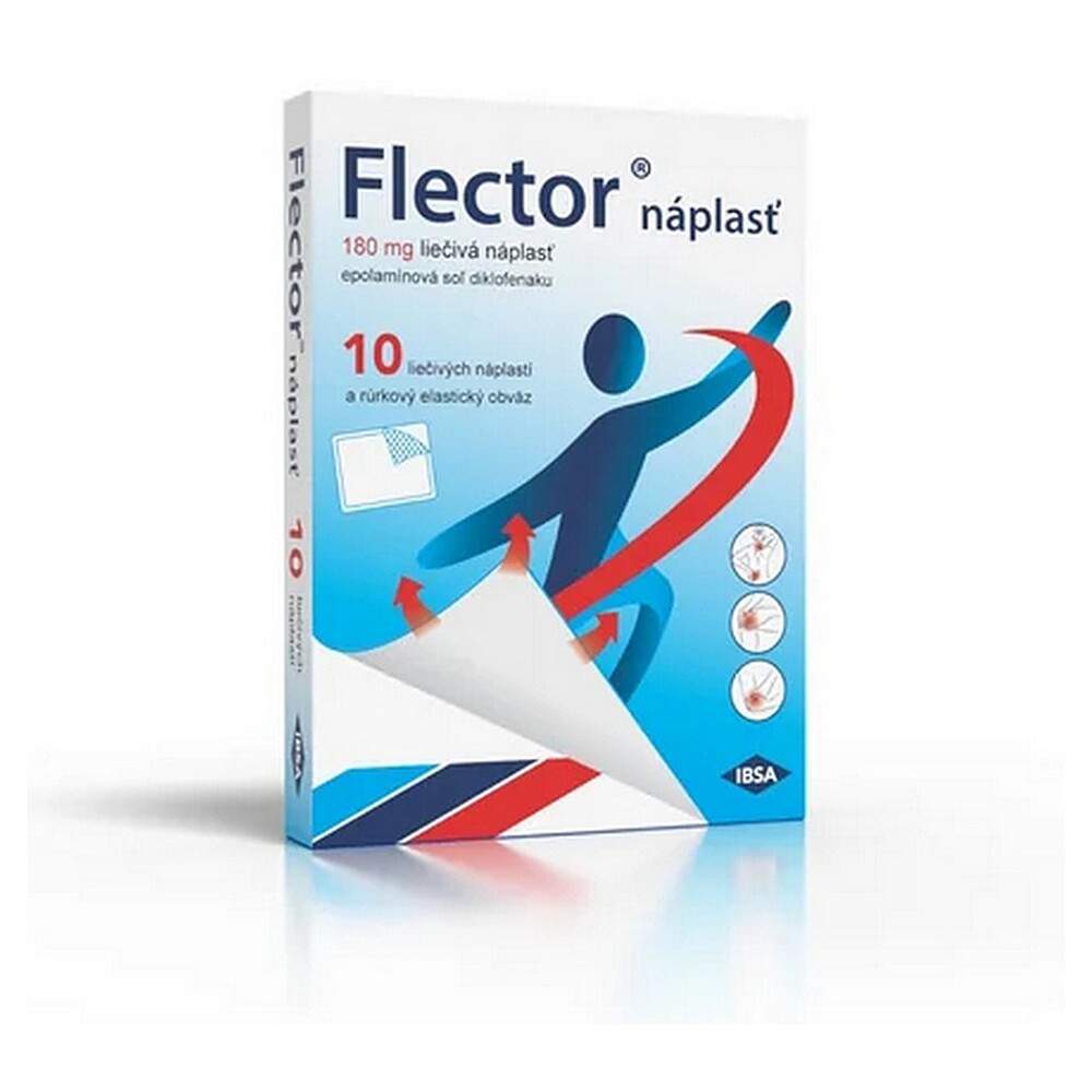 FLECTOR Liečivá náplasť 10 kusov kúpite na Mojalekaren.sk