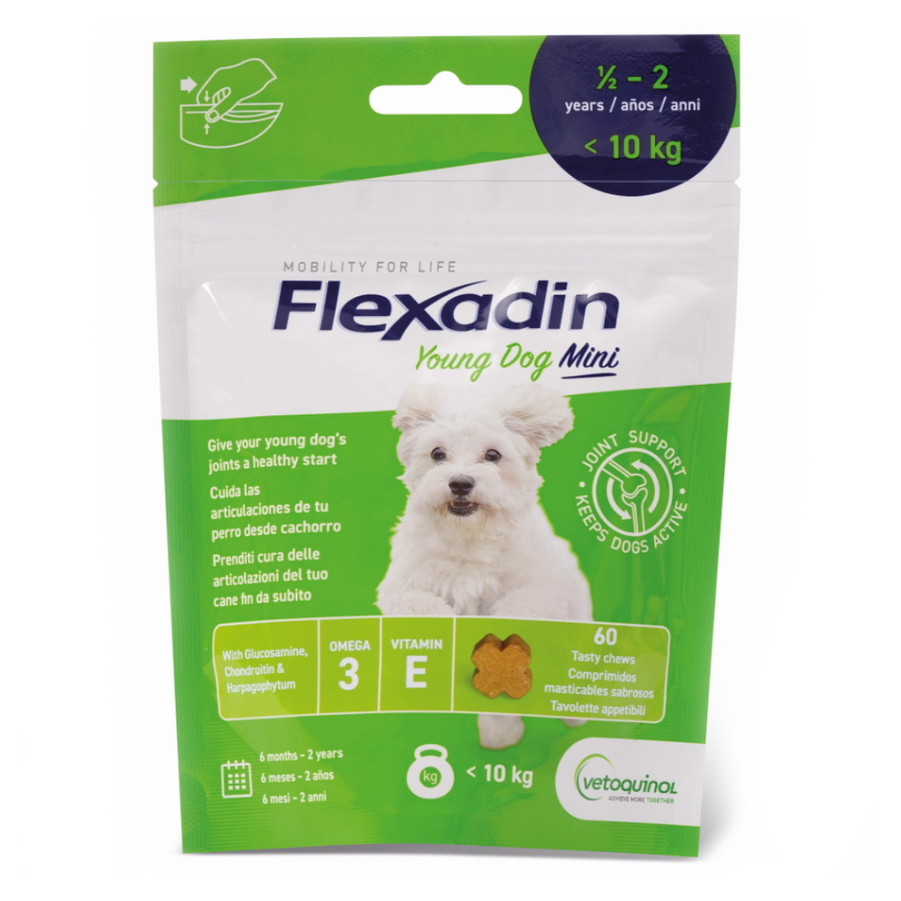 E-shop FLEXADIN Young Dog Mini 60 žuvacích tabliet