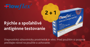 Flowflex 2+1 zadarmo