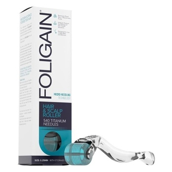 FOLIGAIN Hair&Scalp Roller pre rast vlasov s titánovými ihličkami (Vlasové aktivátory)