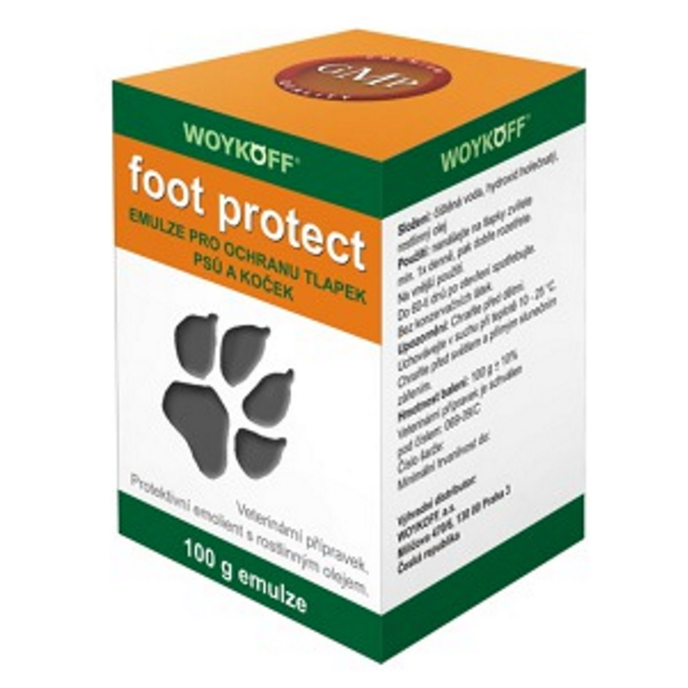 E-shop WOYKOFF Foot protect emulzia na labky psov a mačiek 100 g