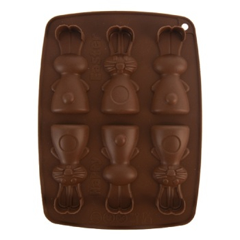 ORION Silikónová forma na čokoládu Zajačikovia (Formy na pečenie)