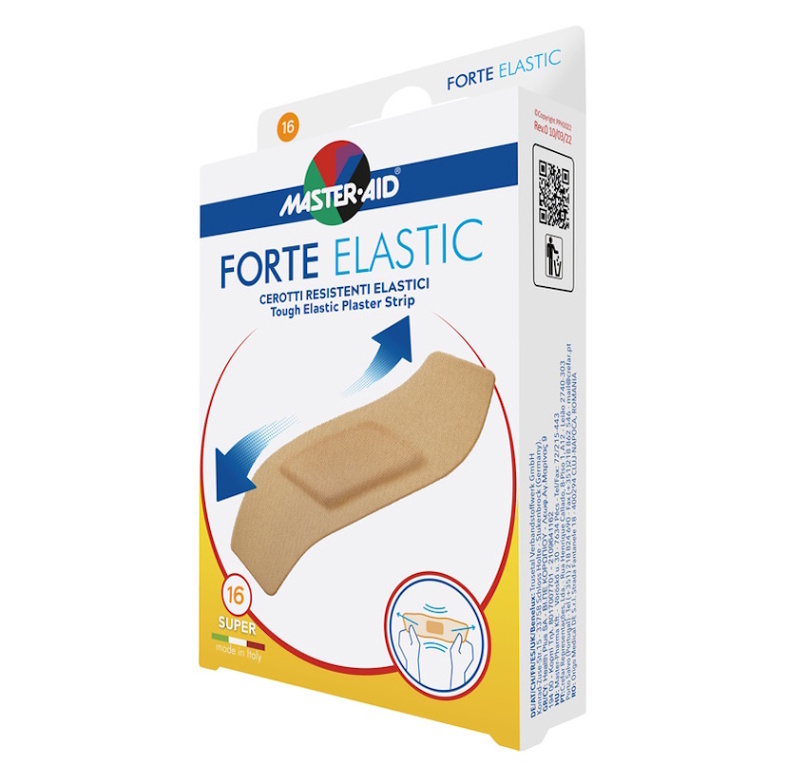 MASTER AID Forte elastic super náplasti elastické vodeodolné 16 kusov