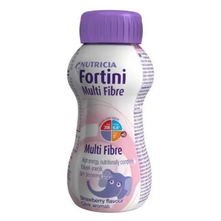 FORTINI Compact multi fibre s jahodovou príchuťou 4x125 ml kúpite na Mojalekaren.sk