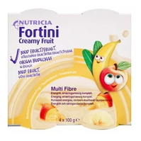 FORTINI Creamy fruit multi fibre letné ovocie 4 x 100g