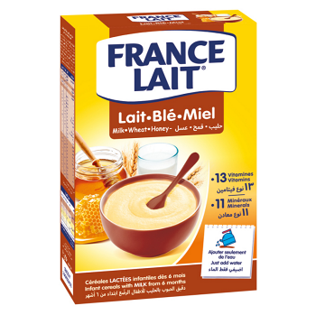 FRANCE LAIT Pšeničná mliečna kaša medová 250 g