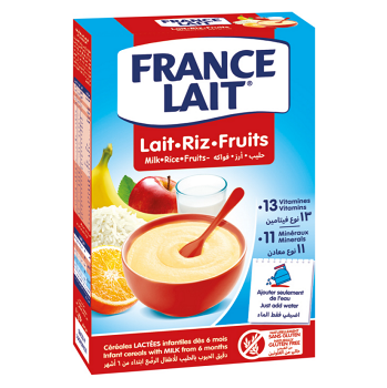 FRANCE LAIT Ryžová mliečna kaša ovocná 250 g