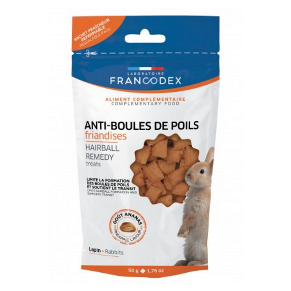 E-shop FRANCODEX Hairball Remedy pochúťka králik 50 g