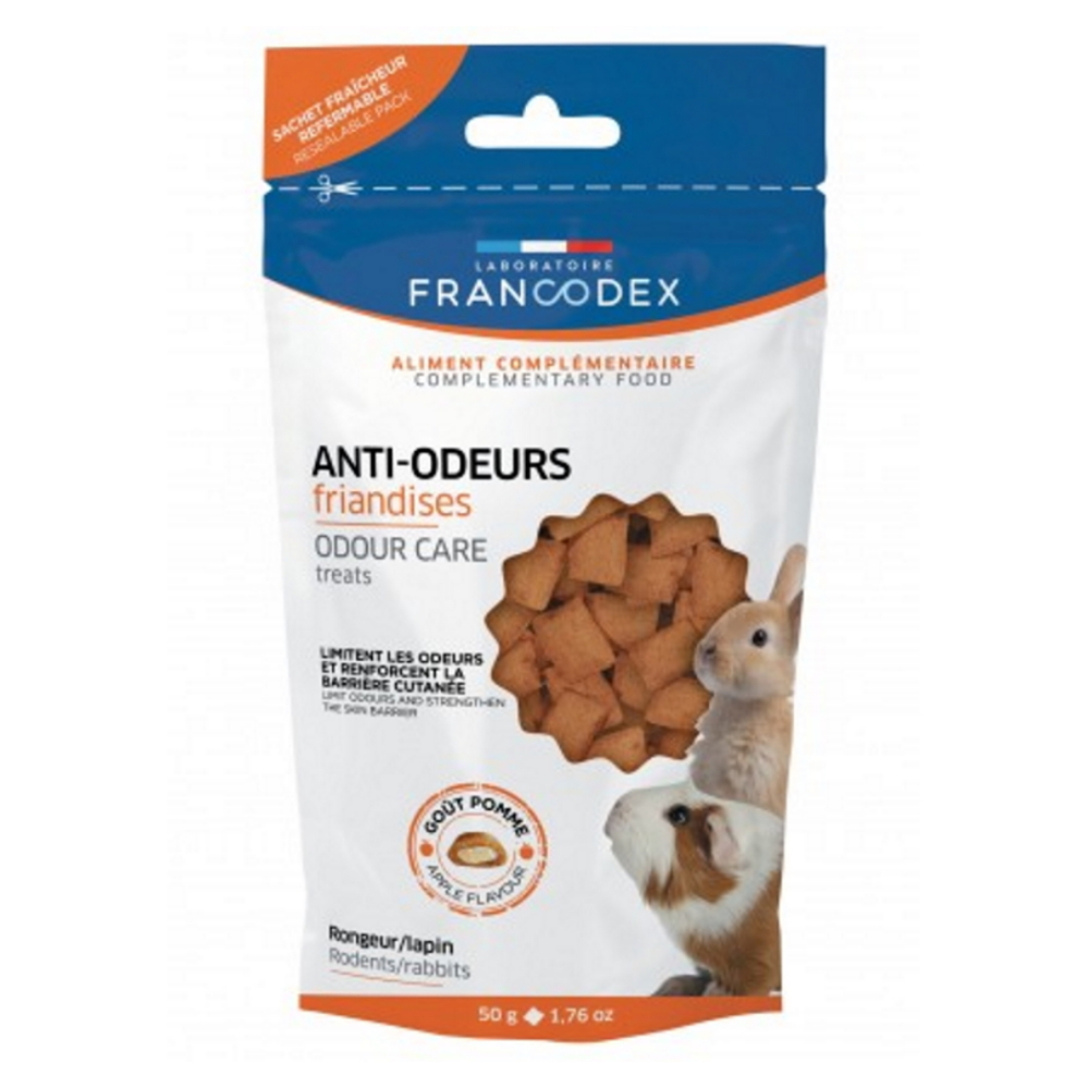 E-shop FRANCODEX Odour care pochúťka hlodavce 50 g