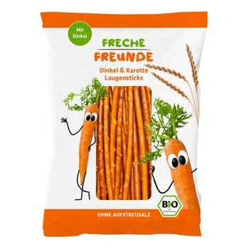 FRECHE FREUNDE Bio špaldové tyčinky s mrkvou 12m+ 75 g (Sušienky, piškóty a detské chrumky) - BIO, Ekologické