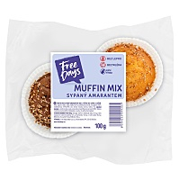 FREE DAYS Bezlepkový muffin mix sypaný amarantom 2 kusy