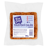 FREE DAYS Bezlepkový toastový chlieb tmavý 300 g