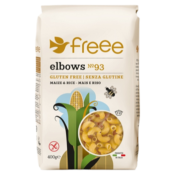 FREEE Kukurično ryžová kolienka bez lepku 400 g (Kukuričné cestoviny)