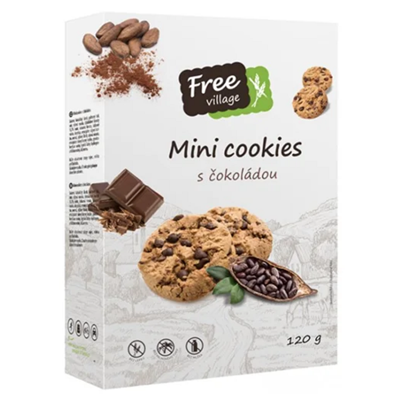 E-shop FREEVILLAGE Mini cookies bez lepku 120 g