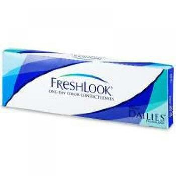 FreshLook 10 farebných kontaktných šošoviek (Zakrivenie: 8,6, dioptrie: - 5,50) farba orechová