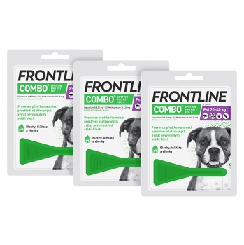 FRONTLINE Combo Spot-On pre psy L (20-40 kg) 2,68 ml 3 pipety