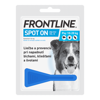 FRONTLINE Spot-On pre psy M (10-20 kg) 1x1,34 ml