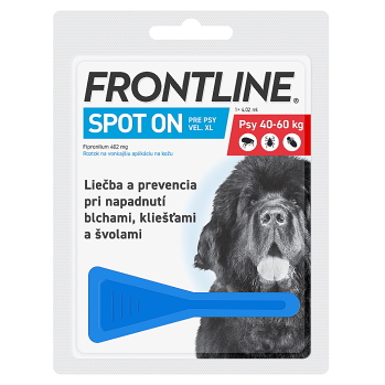 FRONTLINE Spot-On pre psy XL (40-60 kg) 4,02 ml 1 pipeta