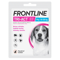 FRONTLINE Tri-Act Spot-On pre psy M (10-20 kg) 2 ml 1 pipeta