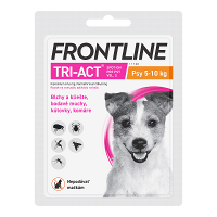 FRONTLINE Tri-Act Spot-On pre psy S (5-10 kg) 1x1 ml