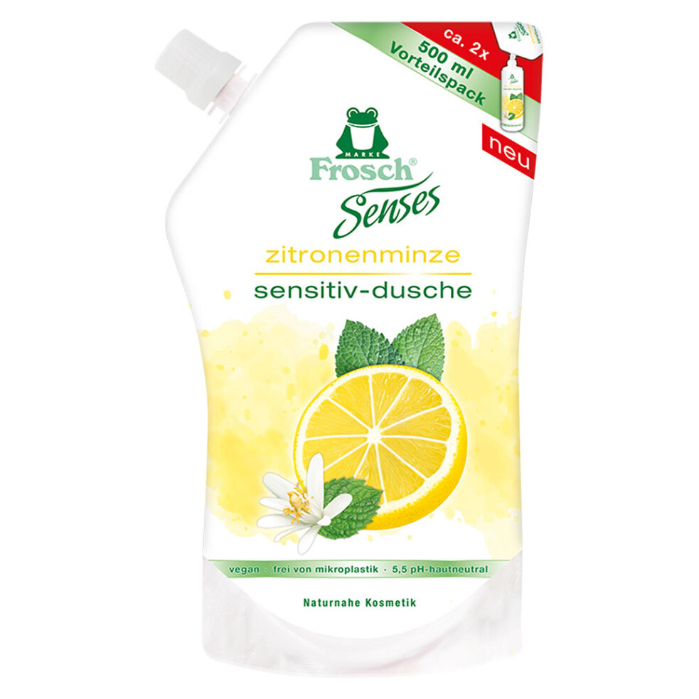 FROSCH EKO Senses Sprchový gél Citrón a Mäta náhradná náplň 500 ml kúpite na Mojalekaren.sk