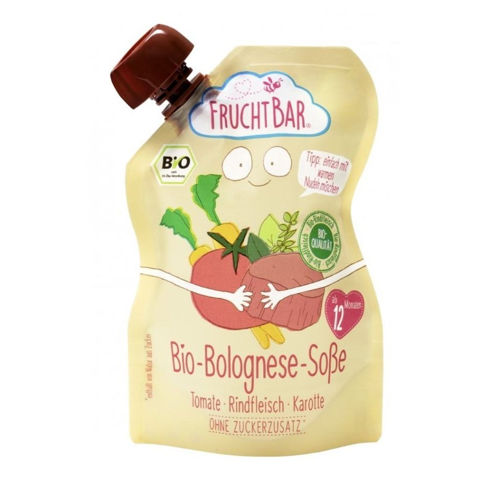 FRUCHTBAR Boloňská omáčka 12m + BIO 190 g