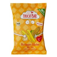 FRUCHTBAR Bio kukuričné ​​chrumky so syrom nesolené 12m+ 30 g