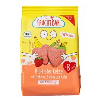 FRUCHTBAR ovsené sušienky s ovocím 8m+ BIO 100 g