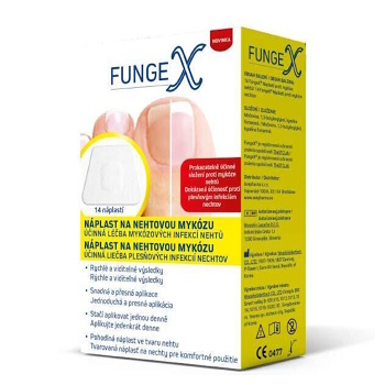 FUNGEX Náplasť na nechtovú mykózu 14 kusov