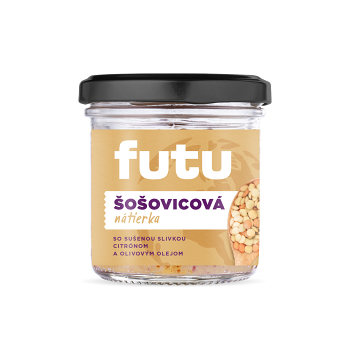 FUTU Šošovicová nátierka so sušenými slivkami 140 g